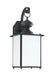 Myhouse Lighting Generation Lighting - 84158DEN3-12 - One Light Outdoor Wall Lantern - Jamestowne - Black