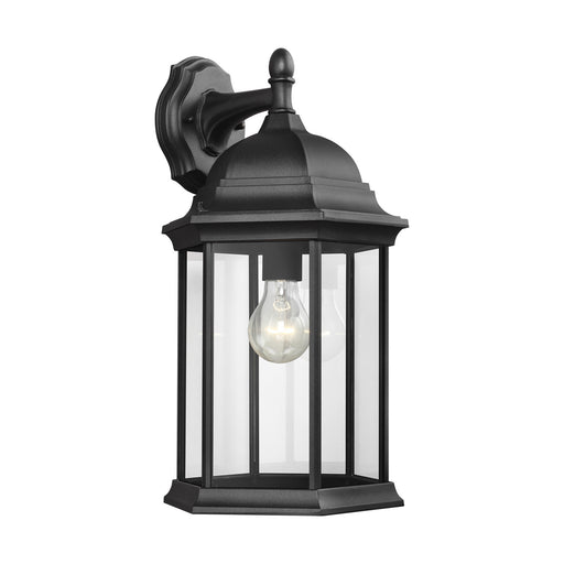 Myhouse Lighting Generation Lighting - 8438701-12 - One Light Outdoor Wall Lantern - Sevier - Black