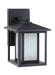 Myhouse Lighting Generation Lighting - 89029-12 - One Light Outdoor Wall Lantern - Hunnington - Black