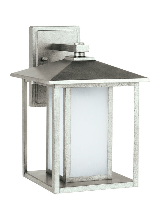 Myhouse Lighting Generation Lighting - 89031-57 - One Light Outdoor Wall Lantern - Hunnington - Weathered Pewter