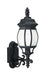 Myhouse Lighting Generation Lighting - 89102-12 - One Light Outdoor Wall Lantern - Wynfield - Black