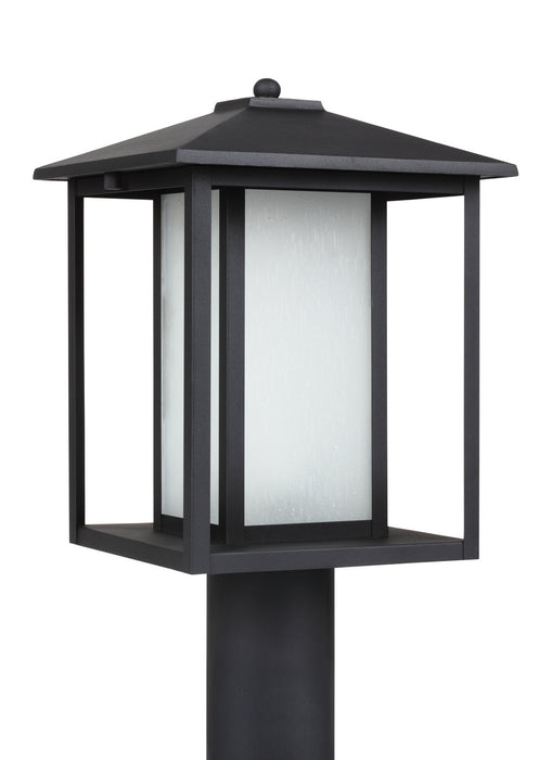 Myhouse Lighting Generation Lighting - 89129-12 - One Light Outdoor Post Lantern - Hunnington - Black