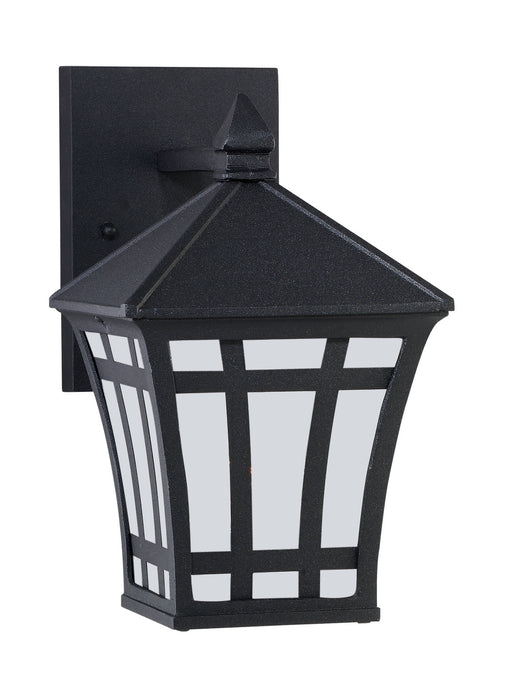 Myhouse Lighting Generation Lighting - 89131-12 - One Light Outdoor Wall Lantern - Herrington - Black