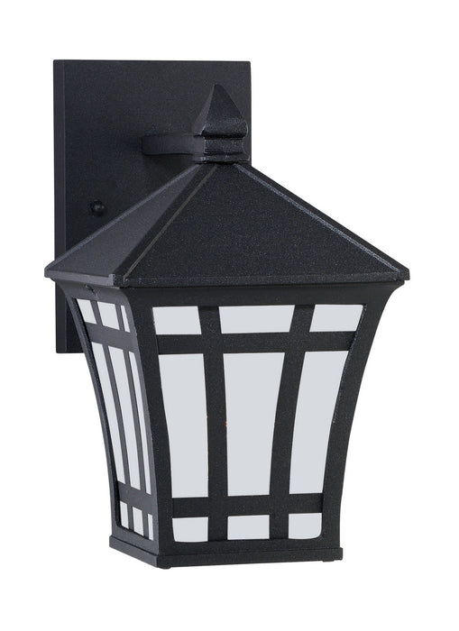 Myhouse Lighting Generation Lighting - 89131EN3-12 - One Light Outdoor Wall Lantern - Herrington - Black