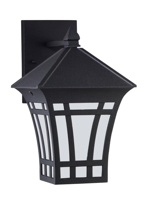 Myhouse Lighting Generation Lighting - 89132EN3-12 - One Light Outdoor Wall Lantern - Herrington - Black