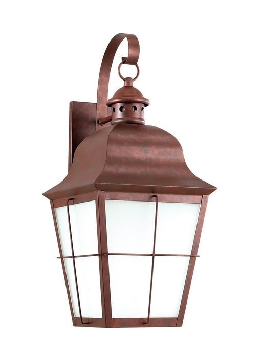 Myhouse Lighting Generation Lighting - 8463DEN3-44 - One Light Outdoor Wall Lantern - Chatham - Weathered Copper