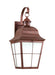 Myhouse Lighting Generation Lighting - 8463DEN3-44 - One Light Outdoor Wall Lantern - Chatham - Weathered Copper