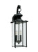 Myhouse Lighting Generation Lighting - 8468EN-12 - Two Light Outdoor Wall Lantern - Jamestowne - Black