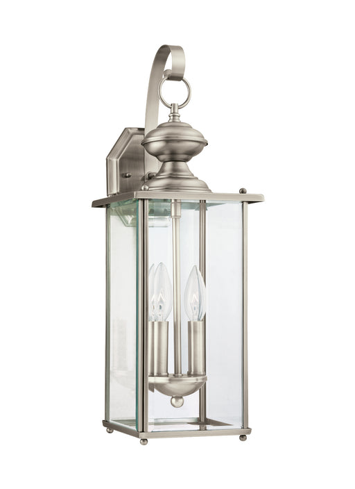 Myhouse Lighting Generation Lighting - 8468EN-965 - Two Light Outdoor Wall Lantern - Jamestowne - Antique Brushed Nickel