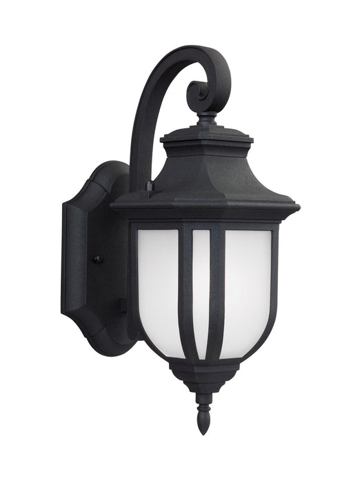 Myhouse Lighting Generation Lighting - 8536301EN3-12 - One Light Outdoor Wall Lantern - Childress - Black