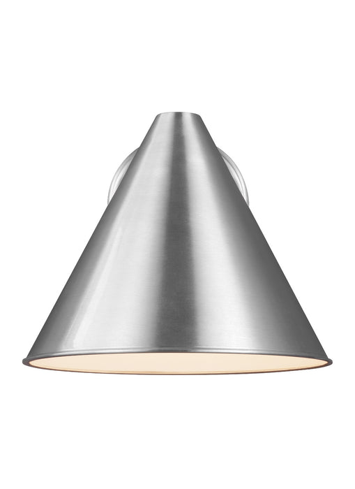 Myhouse Lighting Generation Lighting - 8538501-04 - One Light Outdoor Wall Lantern - Crittenden - Satin Aluminum