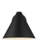 Myhouse Lighting Generation Lighting - 8538501-12 - One Light Outdoor Wall Lantern - Crittenden - Black