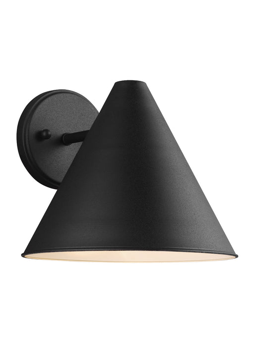 Myhouse Lighting Generation Lighting - 8538501-12 - One Light Outdoor Wall Lantern - Crittenden - Black