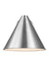 Myhouse Lighting Generation Lighting - 8538501EN3-04 - One Light Outdoor Wall Lantern - Crittenden - Satin Aluminum