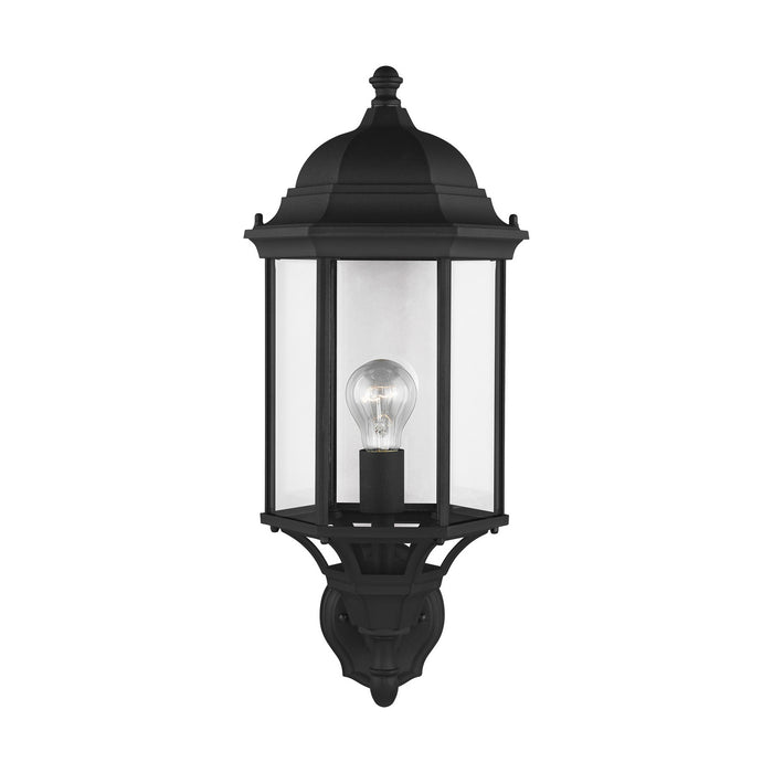 Myhouse Lighting Generation Lighting - 8638701-12 - One Light Outdoor Wall Lantern - Sevier - Black