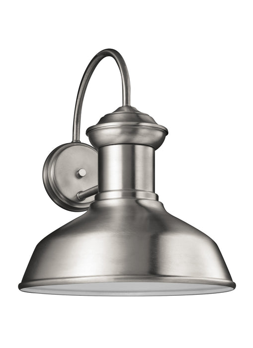 Myhouse Lighting Generation Lighting - 8647701EN3-04 - One Light Outdoor Wall Lantern - Fredricksburg - Satin Aluminum