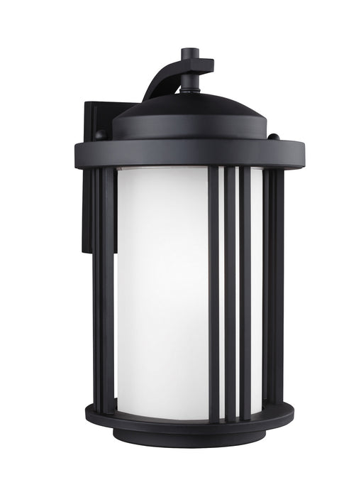 Myhouse Lighting Generation Lighting - 8747901EN3-12 - One Light Outdoor Wall Lantern - Crowell - Black