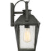 Myhouse Lighting Quoizel - CRG8408MB - One Light Outdoor Wall Lantern - Carriage - Mottled Black