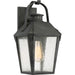 Myhouse Lighting Quoizel - CRG8408MB - One Light Outdoor Wall Lantern - Carriage - Mottled Black