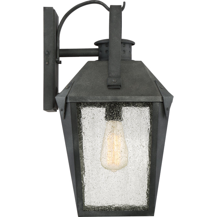 Myhouse Lighting Quoizel - CRG8410MB - One Light Outdoor Wall Lantern - Carriage - Mottled Black