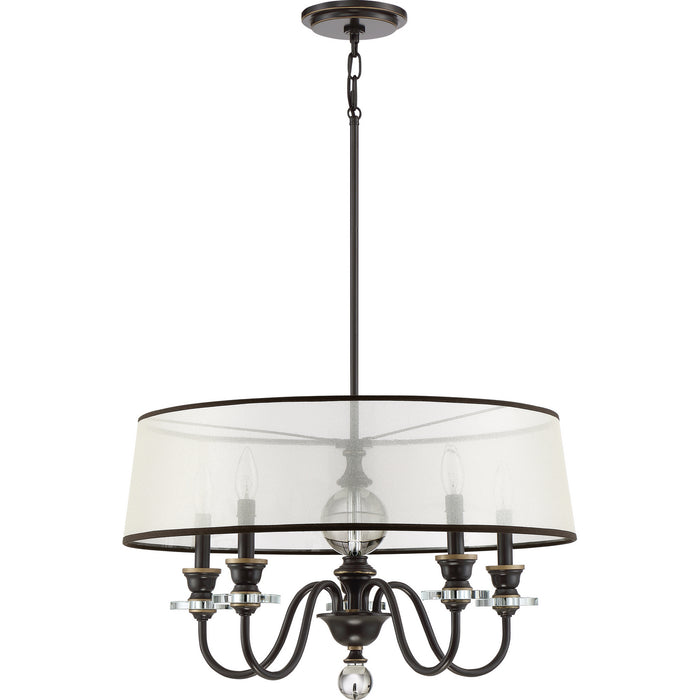 Myhouse Lighting Quoizel - CRY5005PN - Five Light Chandelier - Ceremony - Palladian Bronze