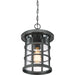 Myhouse Lighting Quoizel - CSE1910EK - One Light Outdoor Hanging Lantern - Crusade - Earth Black