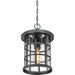 Myhouse Lighting Quoizel - CSE1910EK - One Light Outdoor Hanging Lantern - Crusade - Earth Black