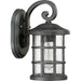 Myhouse Lighting Quoizel - CSE8406EK - One Light Outdoor Wall Lantern - Crusade - Earth Black