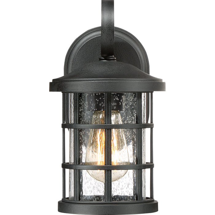 Myhouse Lighting Quoizel - CSE8406EK - One Light Outdoor Wall Lantern - Crusade - Earth Black