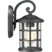 Myhouse Lighting Quoizel - CSE8406EK - One Light Outdoor Wall Lantern - Crusade - Earth Black