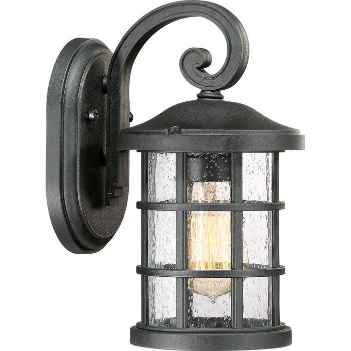 Myhouse Lighting Quoizel - CSE8406EK - One Light Outdoor Wall Lantern - Crusade - Earth Black