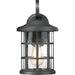 Myhouse Lighting Quoizel - CSE8408EK - One Light Outdoor Wall Lantern - Crusade - Earth Black