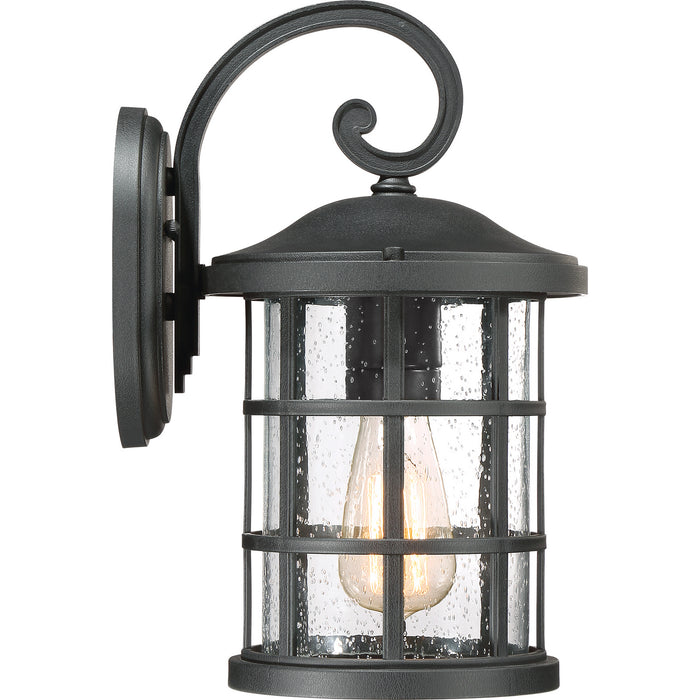 Myhouse Lighting Quoizel - CSE8408EK - One Light Outdoor Wall Lantern - Crusade - Earth Black