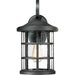 Myhouse Lighting Quoizel - CSE8410EK - One Light Outdoor Wall Lantern - Crusade - Earth Black