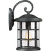 Myhouse Lighting Quoizel - CSE8410EK - One Light Outdoor Wall Lantern - Crusade - Earth Black