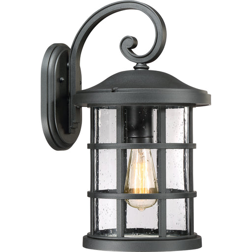 Myhouse Lighting Quoizel - CSE8410EK - One Light Outdoor Wall Lantern - Crusade - Earth Black