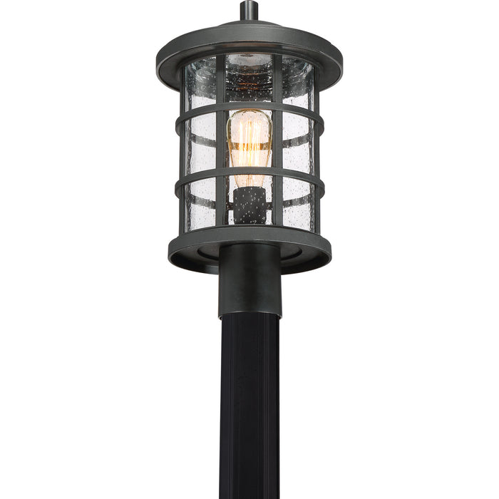 Myhouse Lighting Quoizel - CSE9010EK - One Light Outdoor Post Mount - Crusade - Earth Black