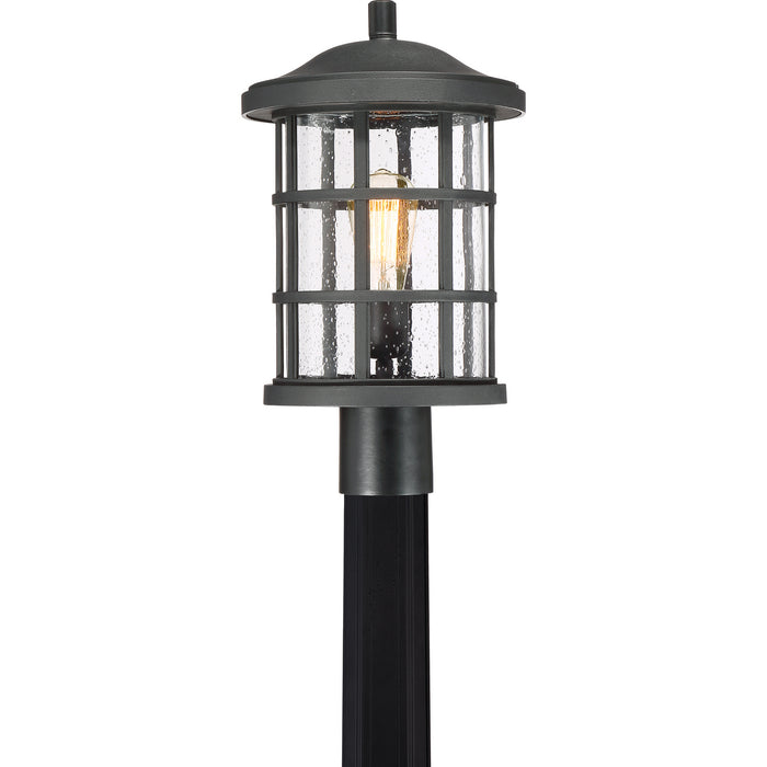 Myhouse Lighting Quoizel - CSE9010EK - One Light Outdoor Post Mount - Crusade - Earth Black