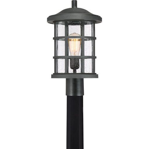 Myhouse Lighting Quoizel - CSE9010EK - One Light Outdoor Post Mount - Crusade - Earth Black