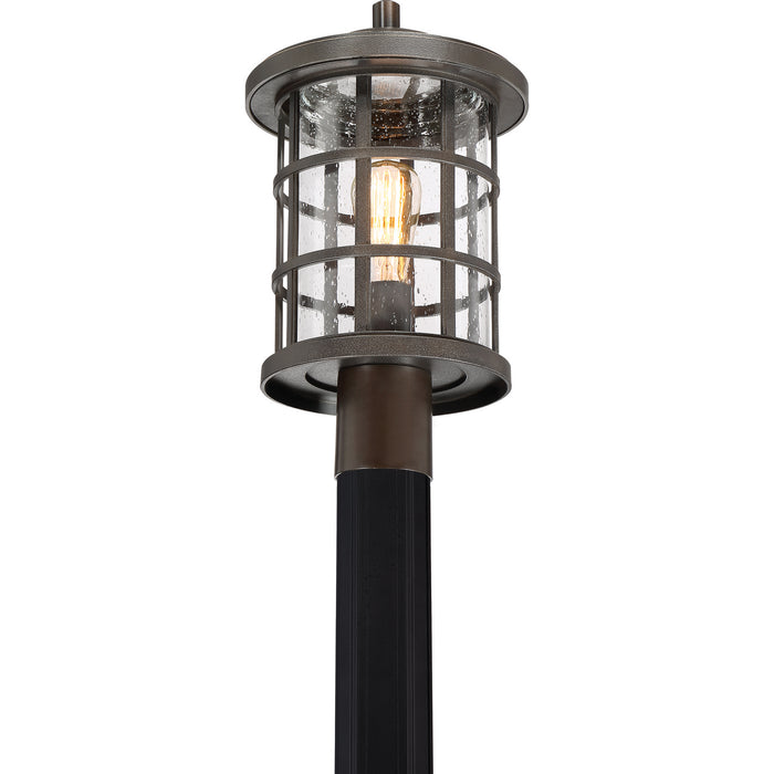 Myhouse Lighting Quoizel - CSE9010PN - One Light Outdoor Post Mount - Crusade - Palladian Bronze