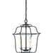 Myhouse Lighting Quoizel - GLY5203BA - Three Light Foyer Pendant - Gallery - Royal Ebony