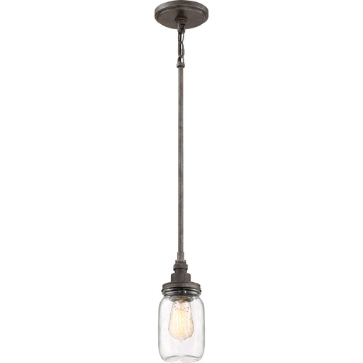 Myhouse Lighting Quoizel - SQR1504RK - One Light Mini Pendant - Squire - Rustic Black