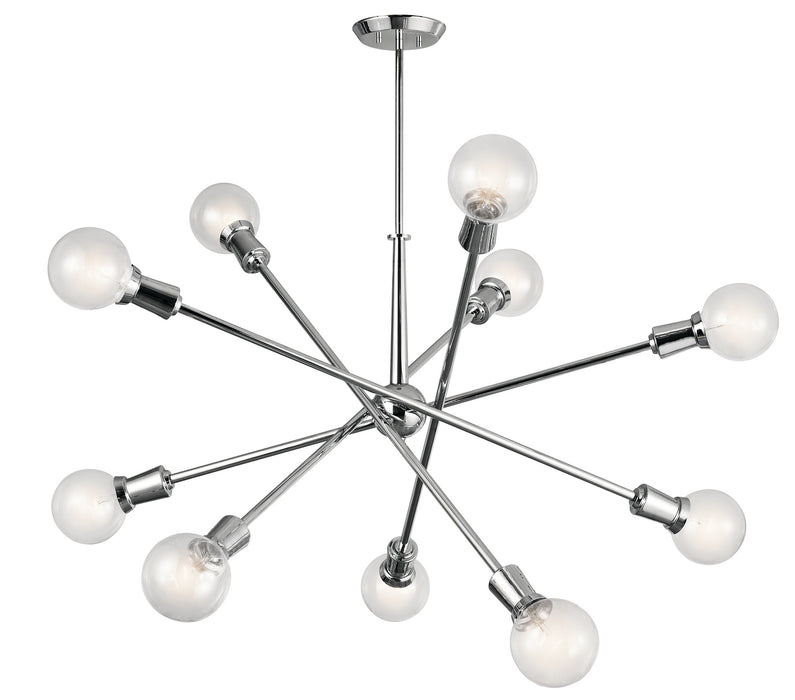 Myhouse Lighting Kichler - 43119CH - Ten Light Chandelier - Armstrong - Chrome