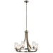 Myhouse Lighting Kichler - 43193DAG - Six Light Chandelier - Grand Bank - Distressed Antique Gray