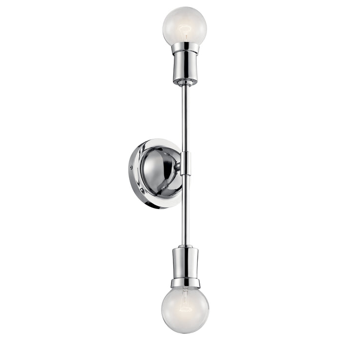 Myhouse Lighting Kichler - 43195CH - Two Light Wall Sconce - Armstrong - Chrome