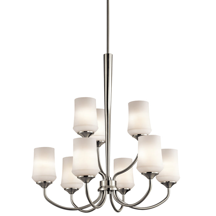 Myhouse Lighting Kichler - 43666NIL18 - LED Chandelier - Aubrey - Brushed Nickel