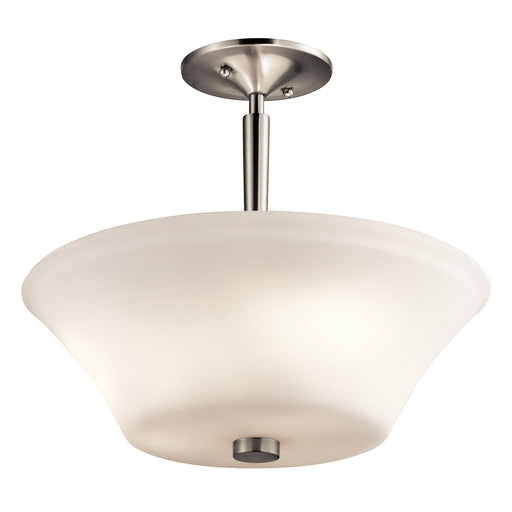 Myhouse Lighting Kichler - 43669NIL18 - LED Semi Flush Mount - Aubrey - Brushed Nickel