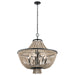 Myhouse Lighting Kichler - 43892DBK - Eight Light Chandelier - Brisbane - Distressed Black