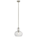 Myhouse Lighting Kichler - 43955NI - One Light Pendant - Riviera - Brushed Nickel