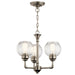 Myhouse Lighting Kichler - 43992AP - Three Light Chandelier/Semi Flush Mount - Niles - Antique Pewter